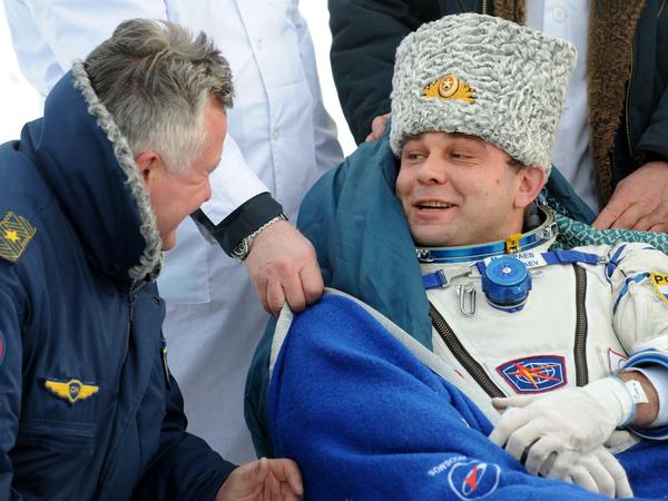 Der russische Kosmonaut Maxim Surayev.