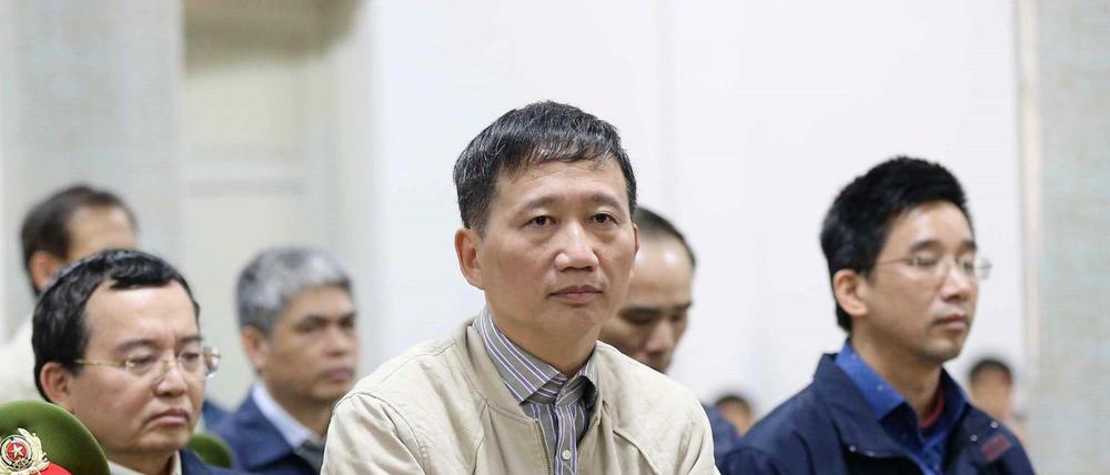 Der nun verurteilte Geschäftsmann Trinh Xuan Thanh am 11. Januar bei seinem Prozess.