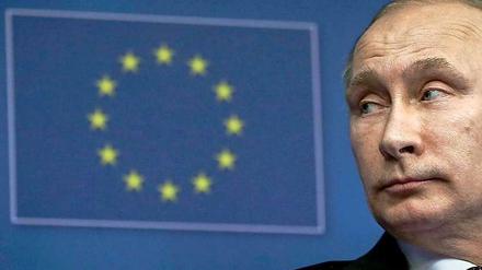 Gespannt ist das Verhältnis zwischen Russlands Präsident Wladimir Putin und der EU seit dem Beginn der Ukraine-Krise.