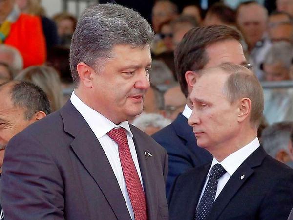 Wladimir Putin und Petro Poroschenko.