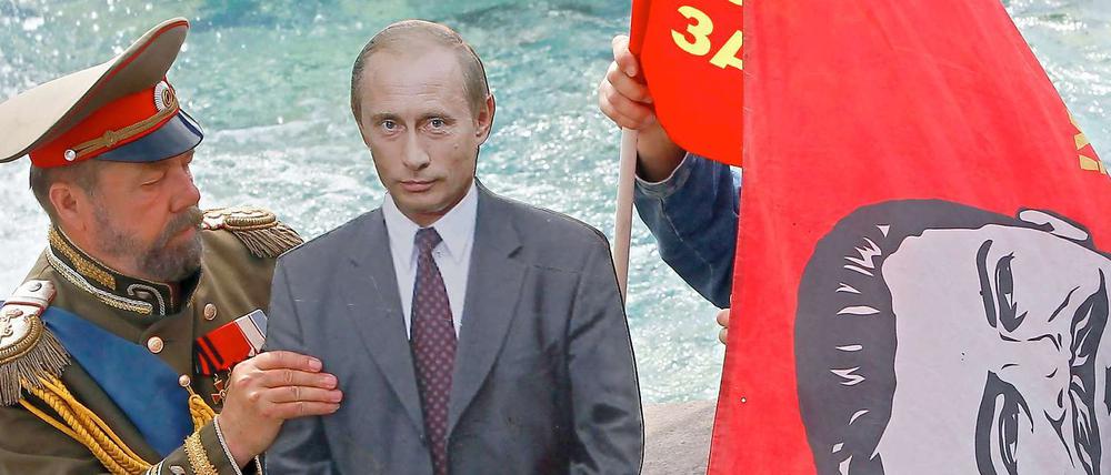Hier ist Putin von Pappe - aber in der Realität nicht unbedingt. 