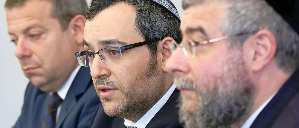 Auf der Pressekonferenz der europäischen Rabbiner ging es rhetorisch zur Sache.