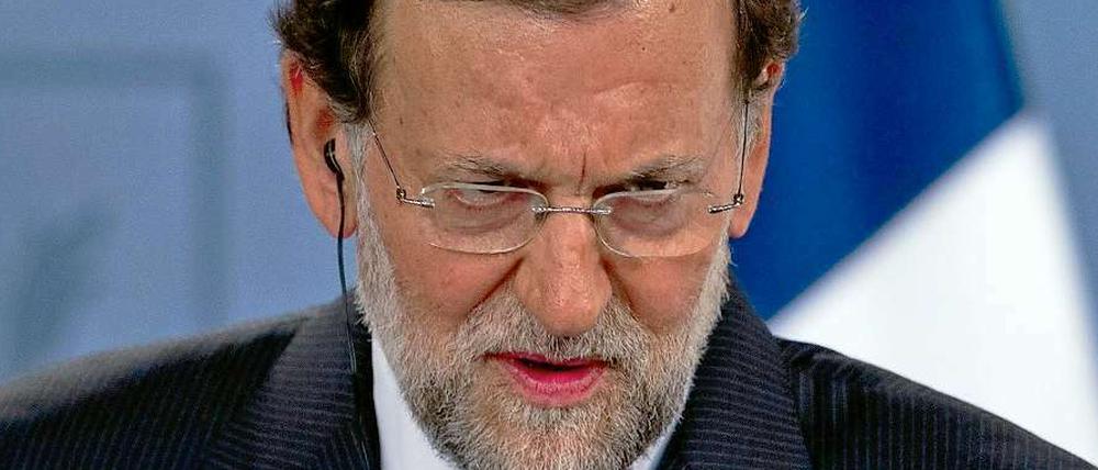 Spaniens Premierminister Mariano Rajoy verbittet sich Einmischungen der EU in sein Land.