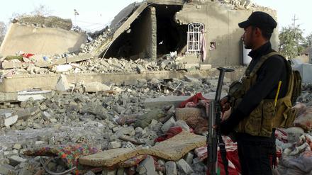 Viele Häuser in Ramadi wurden zerstört.