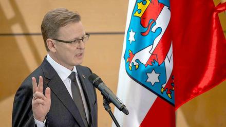 Bodo Ramelow ist seit dem 5. Dezember 2014 Ministerpräsident von Thüringen. Damit ist er der erste Landeschef aus den Reihen der Linken.