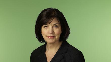 Die Fraktionsvorsitzende der Grünen im EU-Parlament, Rebecca Harms.