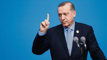 Recep Tayyip Erdogan verbat sich jede Einmischung in die türkische Politik.