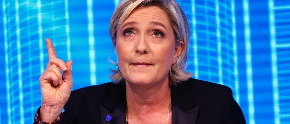 Folgt sie ihrem Vater nach? Die rechtsextreme Präsidentschaftskandidatin Marine Le Pen.