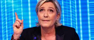 Folgt sie ihrem Vater nach? Die rechtsextreme Präsidentschaftskandidatin Marine Le Pen.