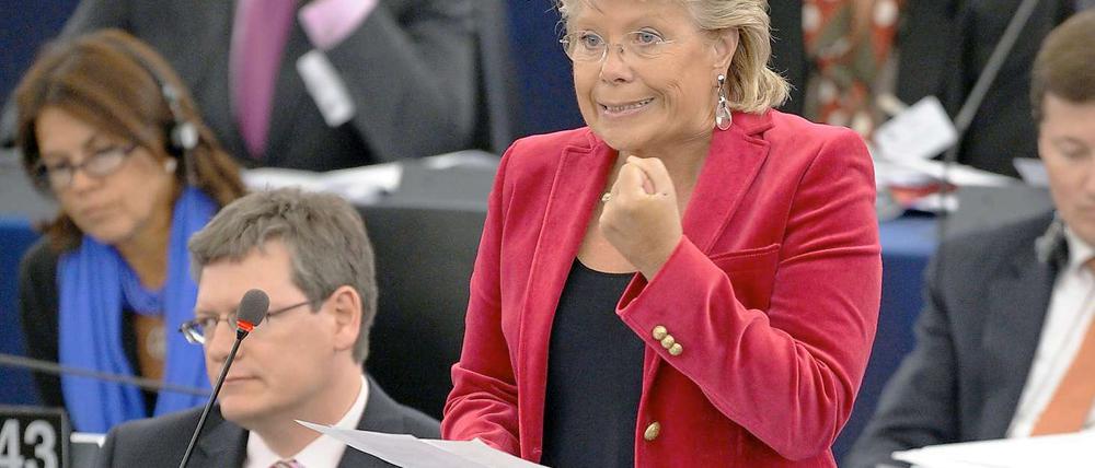 EU-Justizkommissarin Viviane Reding ist mit ihrer Geduld am Ende.
