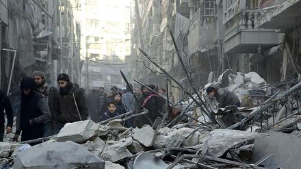 Im völlig zerstörten Aleppo gibt es für die Menschen keine Zukunft mehr.