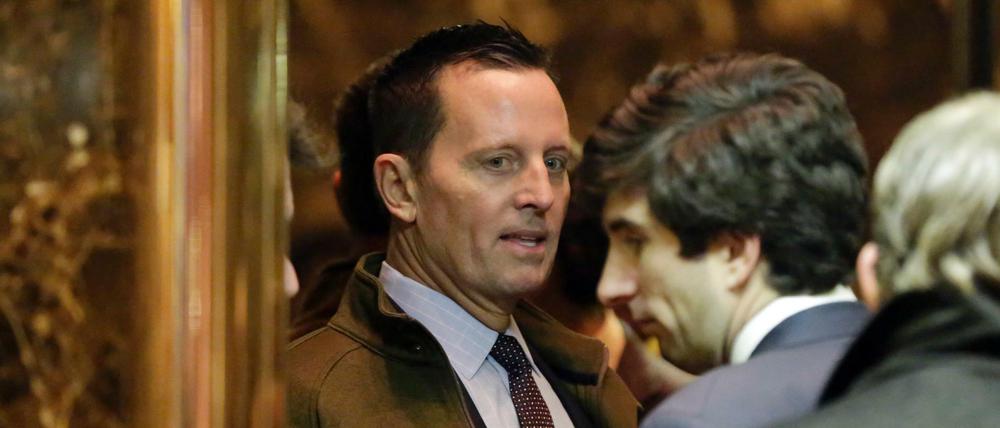 Richard Grenell Ende 2016 am Trump Tower in New York.