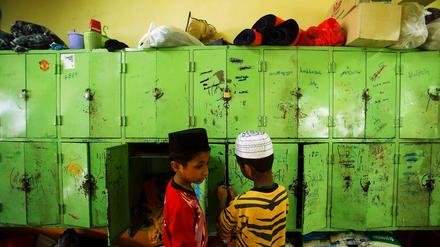 Junge Rohingya in Malaysia. Die muslimische Minderheit gerät in Burma immer stärker unter Druck.