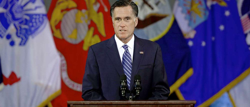 Präsidentschaftskandidat Mitt Romney gilt in Fragen der Außenpolitik bislang als unerfahren.