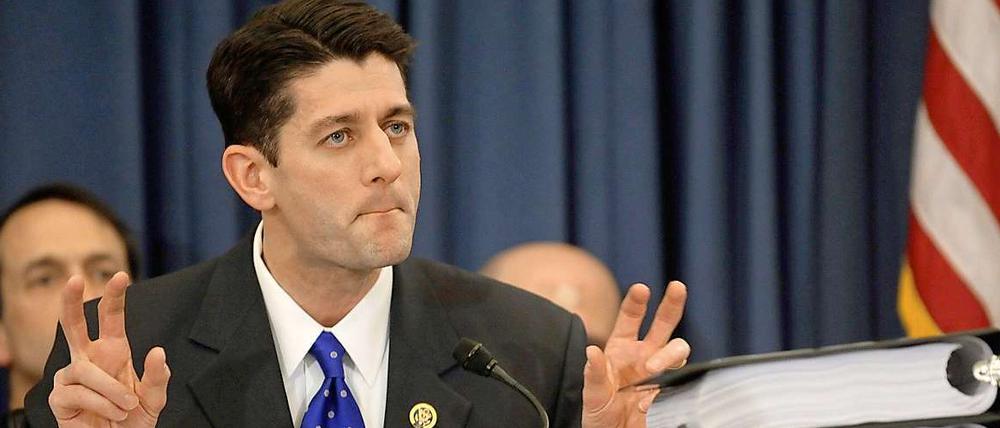 Der Republikaner Paul Ryan wird Vizekandidat von Mitt Romney im US-Wahlkampf.