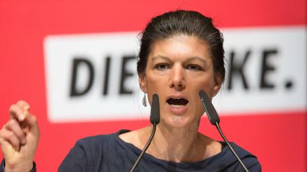 Enttäuscht von der SPD: Linke-Politikerin Sahra Wagenknecht 