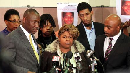 Samaria Rice, die Mutter des toten 12-Jährigen Tamir Rice, bei einer Pressekonferenz in Cleveland am 8. Dezember. 