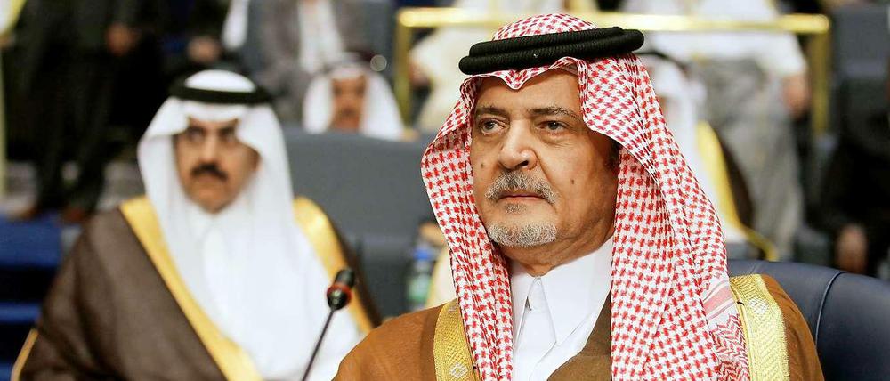 Der saudische Außenminister Saud Al-Faisal.