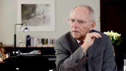 Budnesfinanzminister Wolfgang Schäuble.