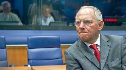 Finanzminister Wolfgang Schäuble. 