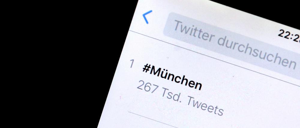 Über die Hashtags "#München" und "#offenetür" gewähren Bewohner der Stadt nach dem Terroranschlag anderen Menschen Unterschlupf.