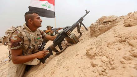 Schiitischer Kämpfer in Irak.