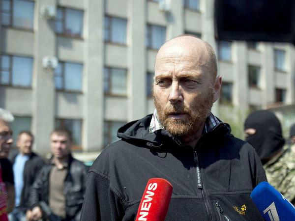 Wieder frei. Der Sprecher der OSZE-Beobachtergruppe, der deutsche Oberst Axel Schneider, am Samstag in Slawjansk.
