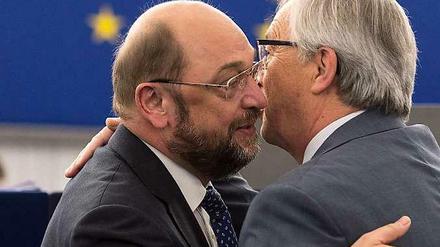 Brüsseler Verbündete. EU-Parlamentschef Martin Schulz (links) und Kommissionspräsident Jean-Claude Juncker.