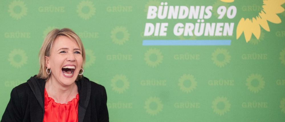 Die Vorsitzende der Partei Bündnis 90/Die Grünen, Simone Peter, in Berlin in der Parteizentrale der Grünen.