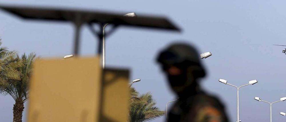 Ägyptische Sicherheitskräfte auf dem Sinai sind immer wieder Ziel von Anschlägen. 