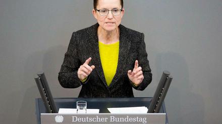 Petra Sitte bei der konstituierenden Sitzung des Bundestages