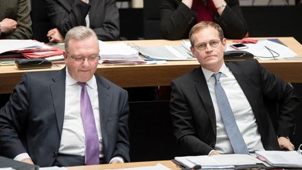 Gegen Ende der Legislaturperiode wird der Zwist zwischen Michael Müller und Frank Henkel immer größer.
