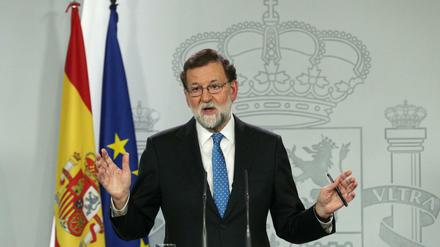 Spaniens Premierminister Mariano Rajoy gibt sich im Katalonien-Konflikt weiter kompromisslos.