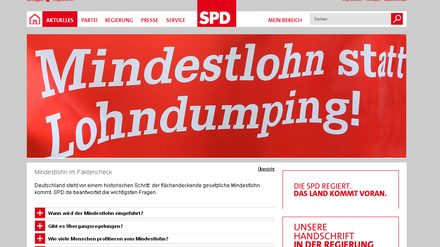 Von der Linkspartei lernen? Faktencheck der SPD im Internet