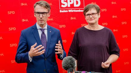Konkurrenten: Der Bundestagsabgeordnete Lars Castellucci will SPD-Chef in Baden-Württemberg. Die amtierende Landesvorsitzende Leni Breymaier räumt den Posten.