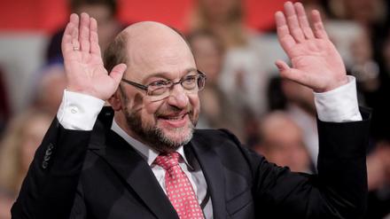Freude und Bürde: Martin Schulz bekam bei der Wahl zum Parteichef 100 Prozent der gültigen Stimmen.