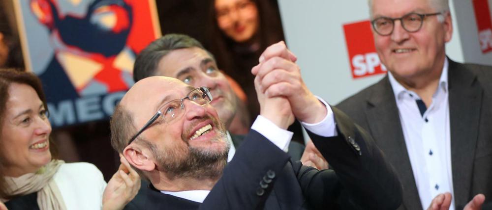 SPD-Kanzlerkandidat Martin Schulz hat im Willy-Brandt-Haus Grundzüge seines Bundestagswahlkampfes vorgestellt.