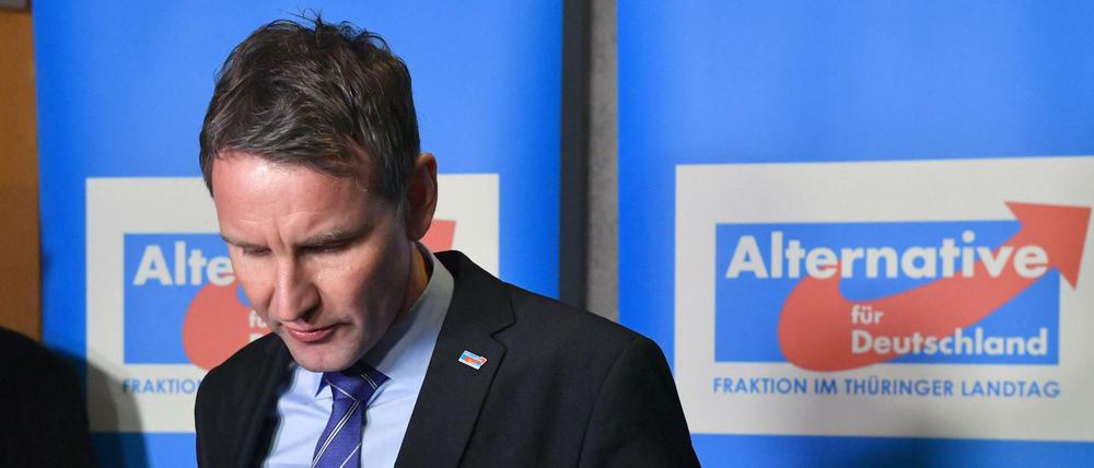 Der Thüringer AfD Fraktions- und Landesvorsitzende Björn Höcke.