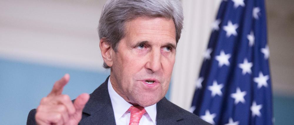 US-Außenminister John Kerry: "Nach meiner Beurteilung ist das, was Daesh Christen, Jesiden und Schiiten antut, Völkermord."