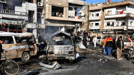 Der Anschlag ereignete sich in einem von Regierungsanhängern bewohnten Viertel der Stadt Homs.