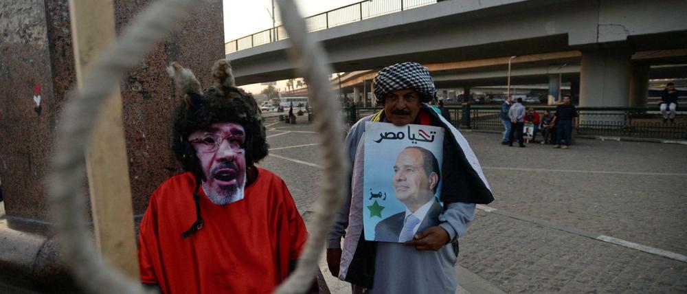 „Lang Lebe Ägypten!“: Der Wahlkampfslogan von Präsident Sisi ist ein Synonym für den totalen Kampf des Staates gegen Andersdenkende geworden. 