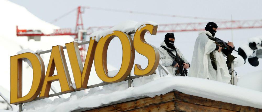Gut bewacht: das Congress Hotel in Davos, in dem ab heute das Weltwirtschaftsforum stattfindet