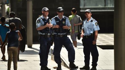 Alarmbereitschaft: Über die Feiertage ist die Polizei in Sydney verstärkt präsent.