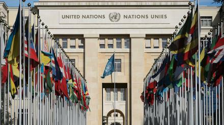 Gebäude der Vereinten Nationen.