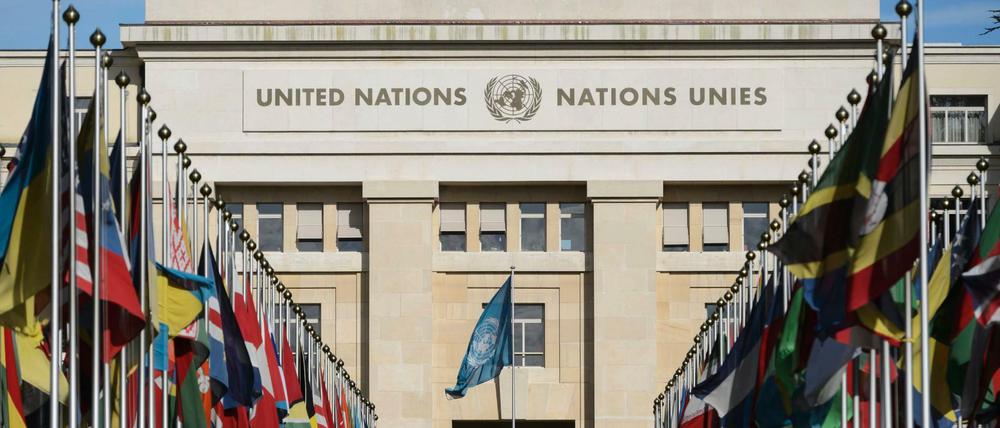 Gebäude der Vereinten Nationen.