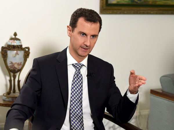 Präsident Baschar al Assad sieht sich auf der Siegerstraße.