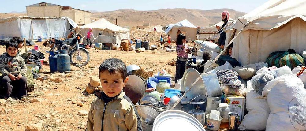 Oft fehlt es am Nötigsten: Syrische Kinder in einem libanesischen Flüchtlingslager.