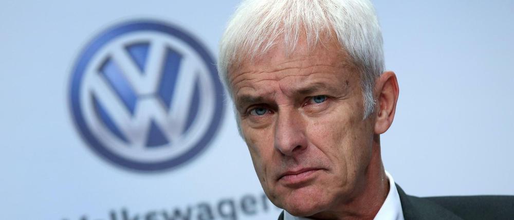 VW-Konzernchef Matthias Müller bedauert umstrittene Versuche beim Test von Dieselabgasen.