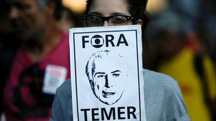 Temer soll gehen: Am Donnerstagabend protestierten viele Brasilianer gegen den Staatschef.