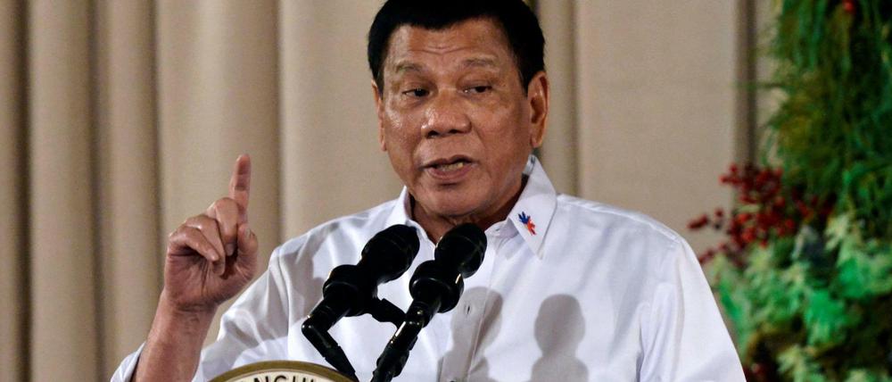 Duterte hat am Freitag in einem Interview bestätigt, persönlich „etwa drei“ Kriminelle getötet zu haben.